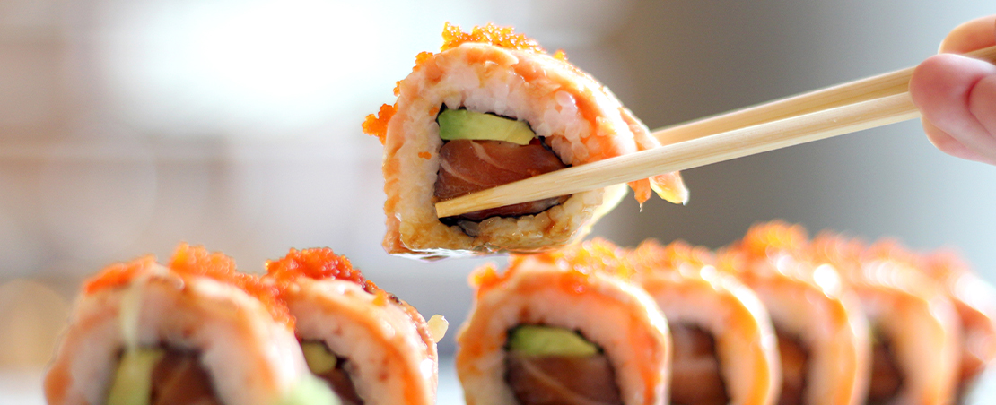 sushi nigiri de gamba